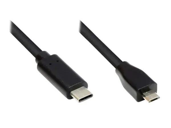 Good Connections USB-C - Micro USB černá / Kabel / USB 2.0 / 3 m (GC-M0124)