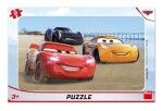 Puzzle Cars závodí 15 dílků na podložce - Dino