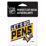 Wincraft Samolepka Pittsburgh Penguins NHL Perfect Cut Decal SLOGAN% 1 ks