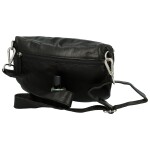 Módní dámská kožená kabelko-ledvinka GW Galatea, černá