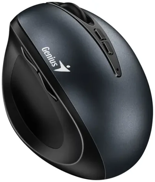 GENIUS Ergo 8300S šedá / vertikální bezdrátová myš / 1600 dpi / 7 tlačítek / 2.4GHz (31030037401)