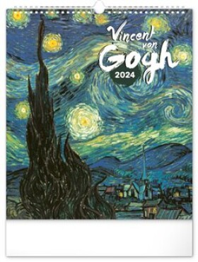 Nástěnný kalendář 2024 Vincent van Gogh, 30 34 cm