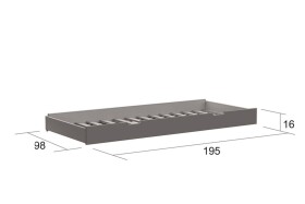 Borovicová přistýlka L850 přírodní