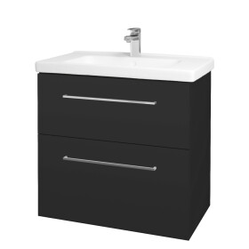 Dřevojas - Umyvadlová skříňka BIG INN SZZ2 80 - N03 Graphite / Úchytka T04 / N03 Graphite 200671E