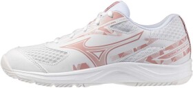 Mizuno Stealth Star 3 Jr. White/Rose Elegance/Lava Falls - Sálová obuv Mizuno STEALTH STAR 3 Jr. X1GC250773 Velikost obuvi v EU: 36,5