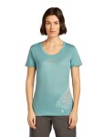 ICEBREAKER Wmns 150 Tech Lite SS Scoop Tee 30th Anniversary, Hydro (vzorek) velikost: S