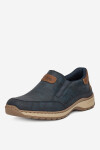 Polobotky Rieker 03365-14 Přírodní kůže (useň) - Lícová