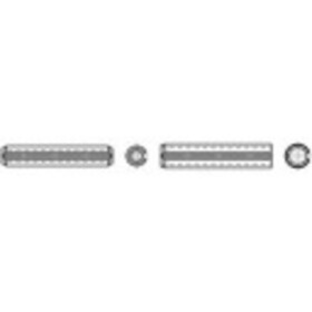 TOOLCRAFT C139984 upínací kolíky (Ø x d) 4 mm x 12 mm pružinová ocel 200 ks