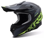 Motokrosová helma na moto Xrc Totter blk/grey/fluo - M / černá
