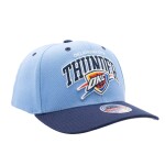 Mitchell & Ness Pánská kšiltovka Oklahoma City Thunder NBA Team Arch Classic Red Stretch-Snap
