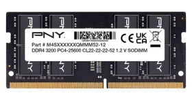 PNY MN8GSD43200-SB / Operační paměť SO-DIMM / 8 GB / DDR4 / 3200 MHz / CAS 22 (MN8GSD43200-SB)