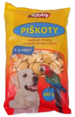 TOBBY Piškoty pro psy 250 g / Pamlsek pro psy / Poloměkký / Obiloviny (994-190022)