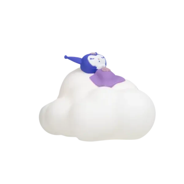 Bluesky Kuromi dotyková lampa obláček / Noční lampička / 3 stupně jasu / USB-C / Dobíjecí baterie (KR705307EPM)