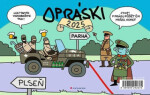 Opráski 2025 stolní kalendář
