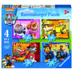 Ravensburger 070336 PAW psí patrola 4v1 12,16,20,24 dílků