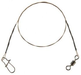 Cormoran Lanko 1x7 Wire Leader Swivel and Snap Hook 12kg 20cm 2ks (75-23120)