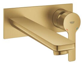 GROHE - Lineare New Umyvadlová baterie pod omítku, 2-otvorová instalace, kartáčovaný Cool Sunrise 23444GN1