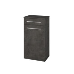 Dřevojas - Nízká skříňka DOS SNDZ 50 - D16 Beton tmavý / Úchytka T04 / D16 Beton tmavý / Levé 211332E