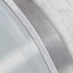 Tutumi - Zrcadlo LED 60cm MMJ BRUSH SILVER HOM-06505