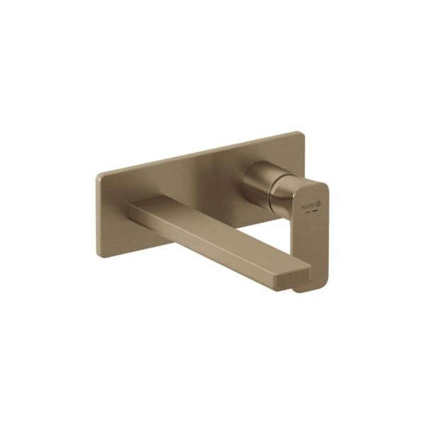 KLUDI - Renon Umyvadlová baterie pod omítku, 2-otvorová instalace, kartáčovaný bronz 42244N175