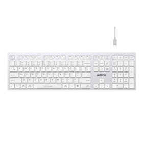 A4tech FBX50C, bezdrátová kancelářská klávesnice, bílá EDF_546918