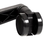 Kancelářská židle, potah černá látka a černá síťovina MESH, houpací mech.