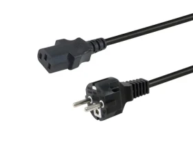 Equip 112110 černý / Napájecí kabel / CEE 7/7 - IEC C13 / 1,8 m (112110)