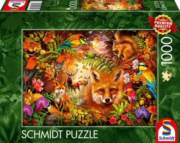 SCHMIDT Puzzle Květy, srst a peří