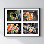 Personalizovaný magický fotoobraz v rámu - 40x50 - koláž fotografií