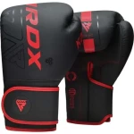 Boxerské rukavice F6 Kara Red - RDX (16 OZ, červená) (87391-4-16 OZ)