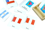 Moyo Montessori Moyo Montessori Vlajky Jižní Ameriky - třísložkové karty