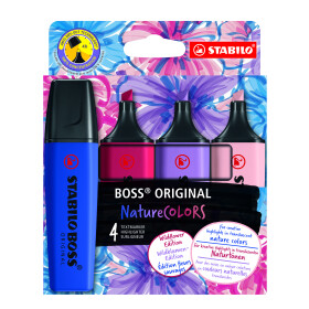 STABILO BOSS ORIGINAL NatureCOLORS Wildflower - 4 ks sada