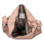 Praktická dámská koženková taška Elis, růžová