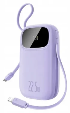Baseus EnerFill FC21 Qpow 3 Ultra fialová / Powerbanka / 20000 mAh / 22,5W (6932172691226)