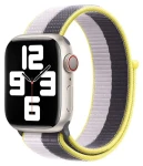 Devia Nylon Braided Two-Tone Loop Lilac (fialová) / Řemínek pro Apple Watch / 44/45/46 mm (6938595364747)