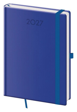 Diář 2027 denní A5 Print Plus - královská modrá