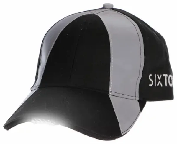 SIXTOL B-CAP SAFETY 25lm černá / Reflexní kšiltovka s LED světlem / nabíjecí / USB / uni velikost (SX5040)