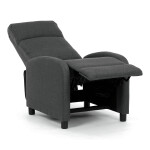 Polohovací křeslo, šedá, látka, TV-W3397 GREY2