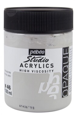 Pébéo Studio Acrylic 500 ml 046 šedá