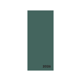 Týdenní diář 2026 Karton P+P kapesní - PVC VERDE zelená