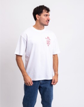 Tričko Edwin Ekoda Bath House TS White garment washed