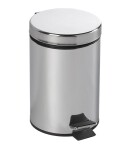 AQUALINE - SIMPLE LINE odpadkový koš kulatý 3l, nerez lesk 27103