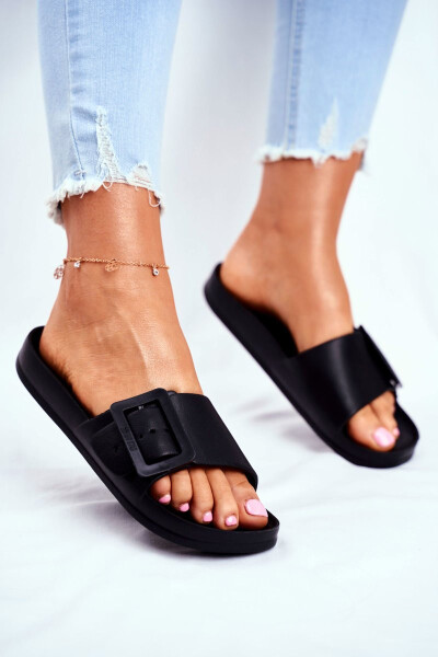 Dámské elegantní pantofle Big Star - černé Velikost: 37