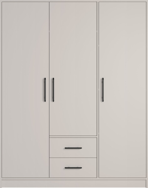 Šatní skříň Smart SR2 Varianta: Bez zrcadla, Barva korpusu + barva dveří: Kašmír