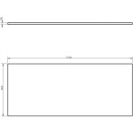 MEXEN - Uni vrchní deska 110, dub 91AXX-1104-464-18-81