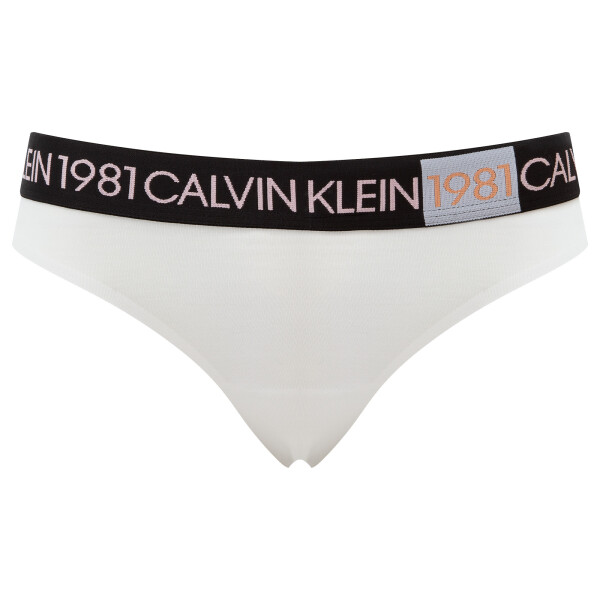 Dámská tanga QF5448E-100 - Calvin Klein M