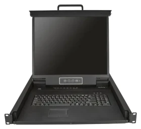 19" StarTech Rackmount KVM konzole / KVM konzole / LCD 1280x1024 / 8 portů / 1U (RKCONS1908K)