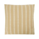 House Doctor Bavlněný povlak na polštář Thame Sand Stripe 50 × 50 cm, béžová barva, textil