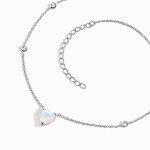 Royal Fashion stříbrný náhrdelník GU-DR23100N-SILVER-MOONSTONE-TOPAZ