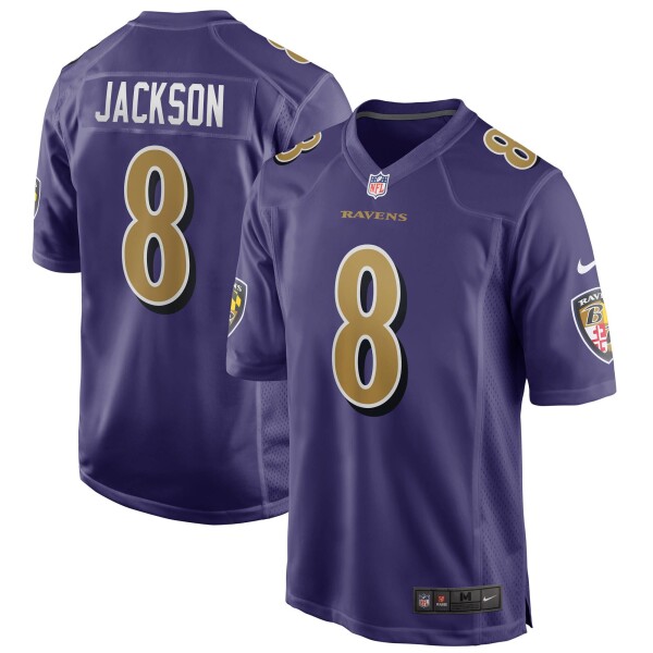 Nike Pánský dres Baltimore Ravens NFL Lamar Jackson #8 Game Alternate Velikost: 3XL